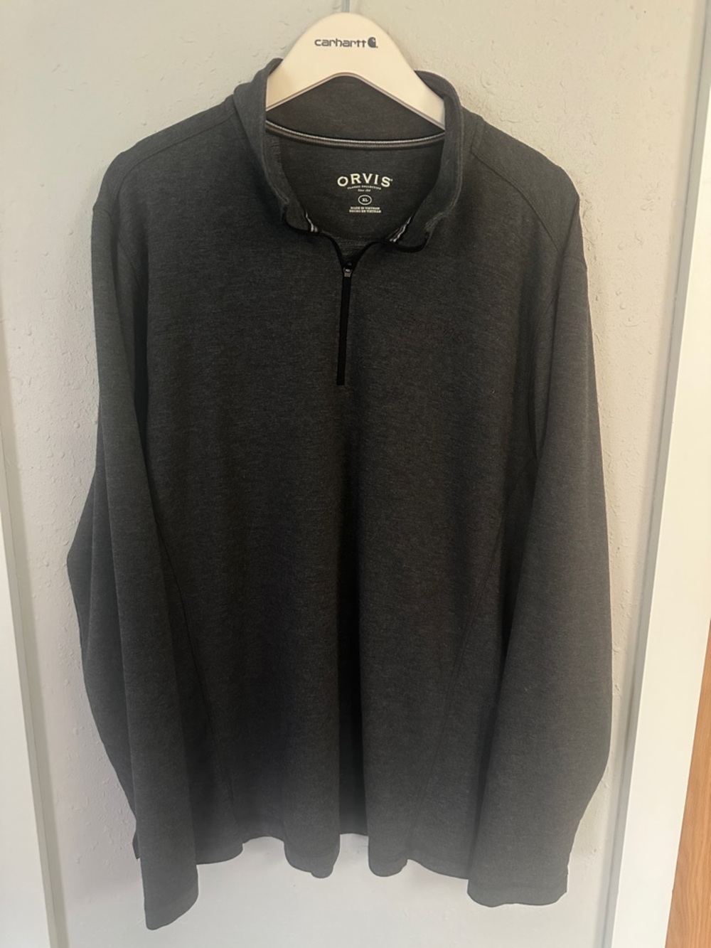 Men’s Orvis Dark Gray Half-Zip Pullover